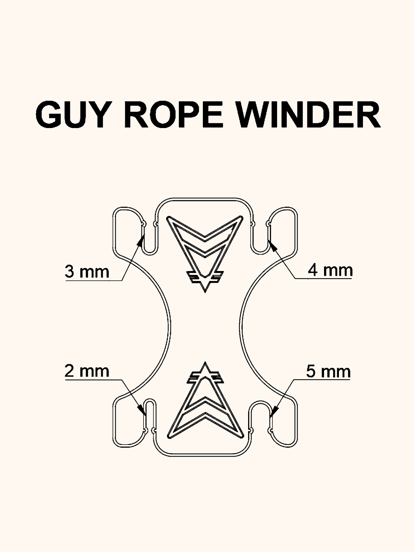 Guy Rope Winder - 2 Pack
